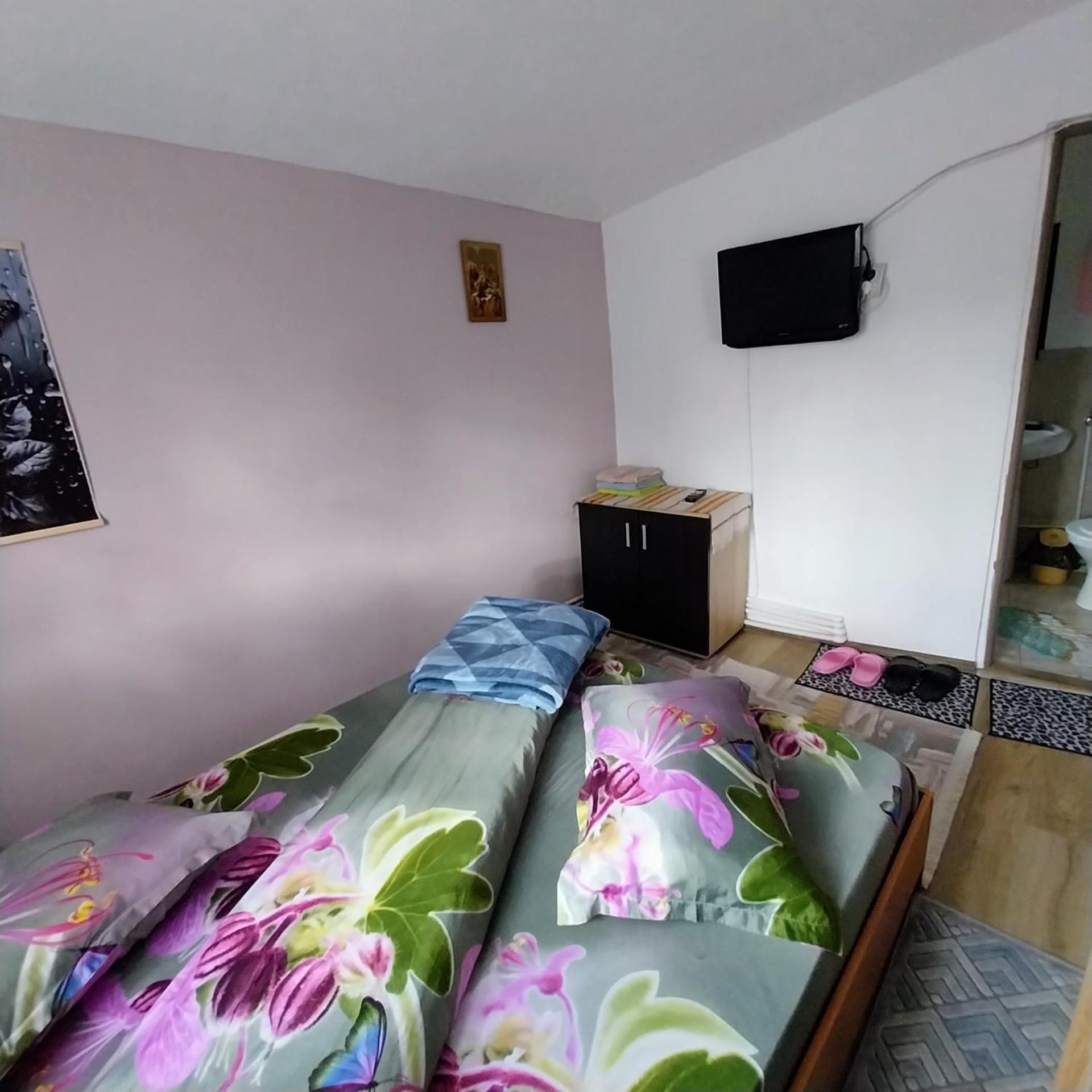 Casa Andreea Hotell Novaci-Străini Exteriör bild