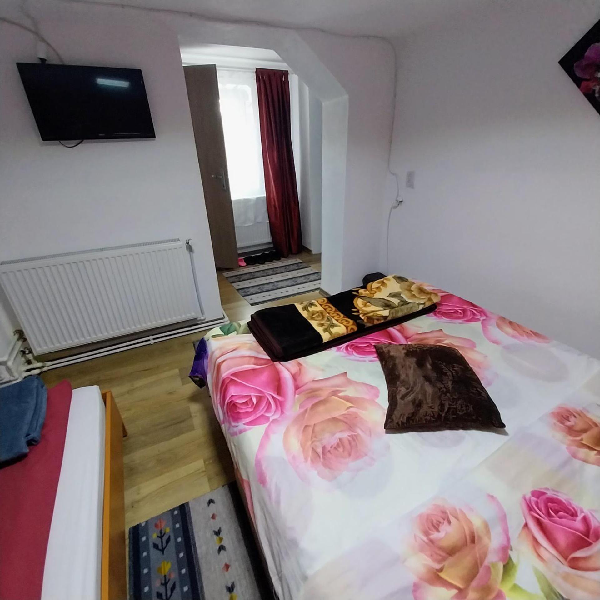 Casa Andreea Hotell Novaci-Străini Exteriör bild